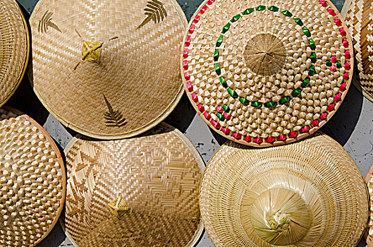 中国,北京,传统,工艺品,纪念品,稻草,锥形,帽子
