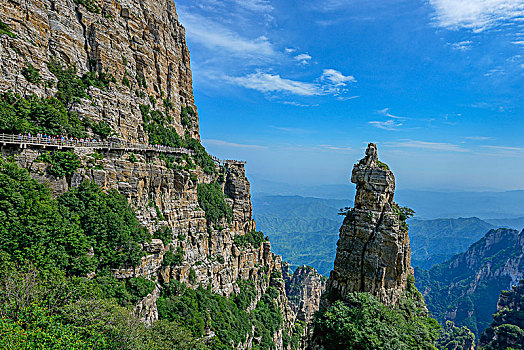 中国,河北,白石山景观