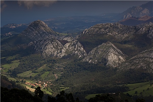 山脉,阿斯图里亚斯,西班牙