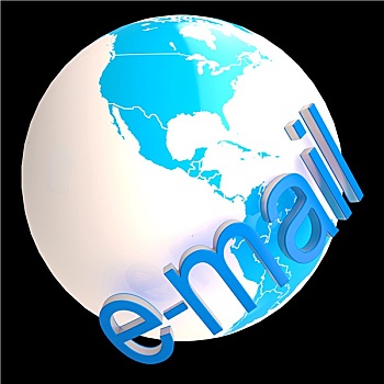 电子邮件,地球,国际,沟通