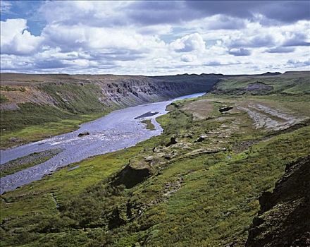 河,国家公园,冰岛