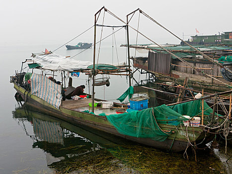 船,渔村,苏州,中国