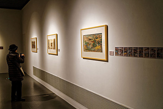参观日本浮世绘艺术展览
