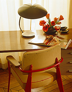 书桌,椅子,灯,学习,设计