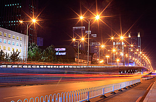 城市,道路,夜晚