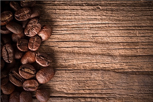 咖啡豆,木头,纹理,背景