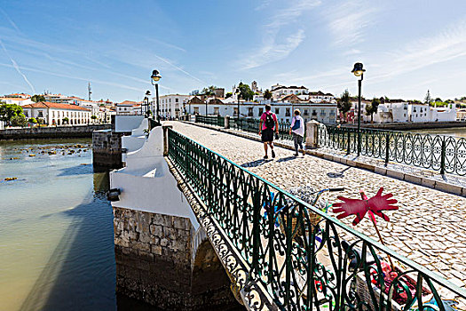 罗马桥,河,塔维拉,阿尔加维,葡萄牙