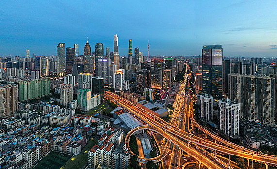 广州城市夜景