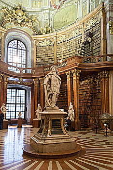 雕塑,奥地利,国家图书馆,维也纳