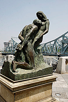 天津,解放桥,雕塑