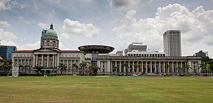 老,最高法院,建筑,右边,国家美术馆,新加坡,东南亚
