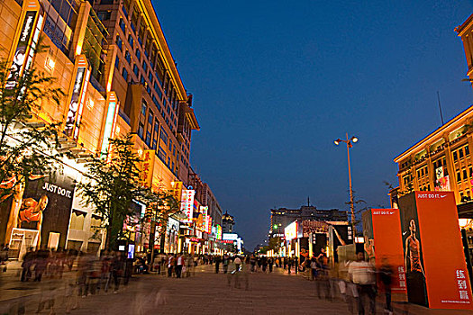 北京王府井步行街