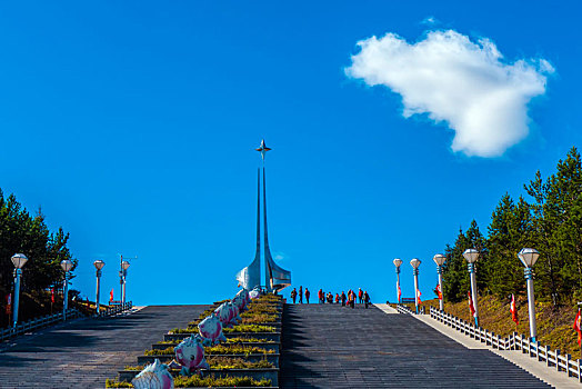 漠河市北极标志