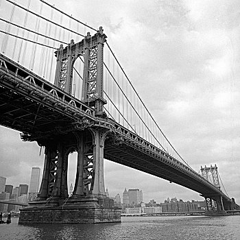 布鲁克林,桥,2001年,纽约,美国