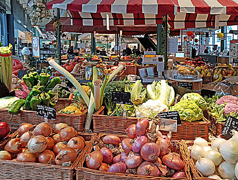 市场,蔬菜,水果