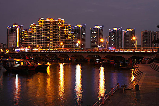 三亚城市夜景