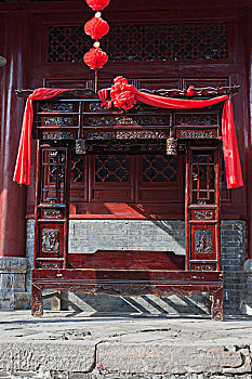 中国传统顶子床