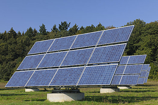 太阳能电池板,巴伐利亚,德国