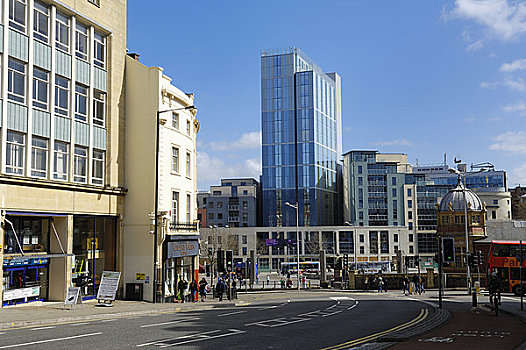 英格兰,新,酒店,市中心,西部,总部,翻新,2006年,2009年
