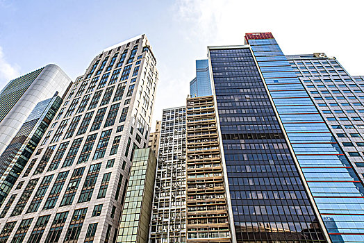 香港现代城市建筑