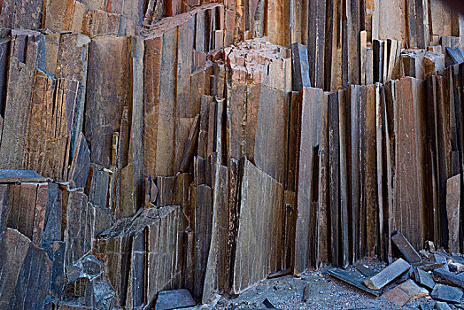 玄武岩,柱子,器官,杜维尔方丹,达马拉兰,区域,纳米比亚,非洲