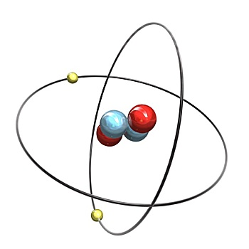氦气,原子