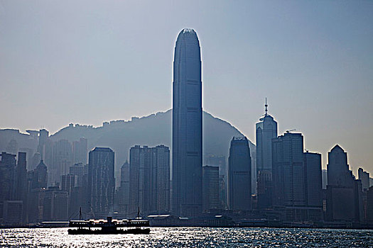 香港,城市天际线,太平山