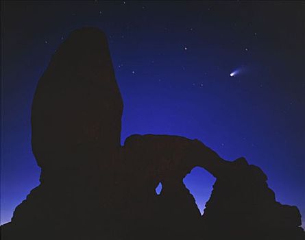 炮塔拱,彗星,拱门国家公园,犹他