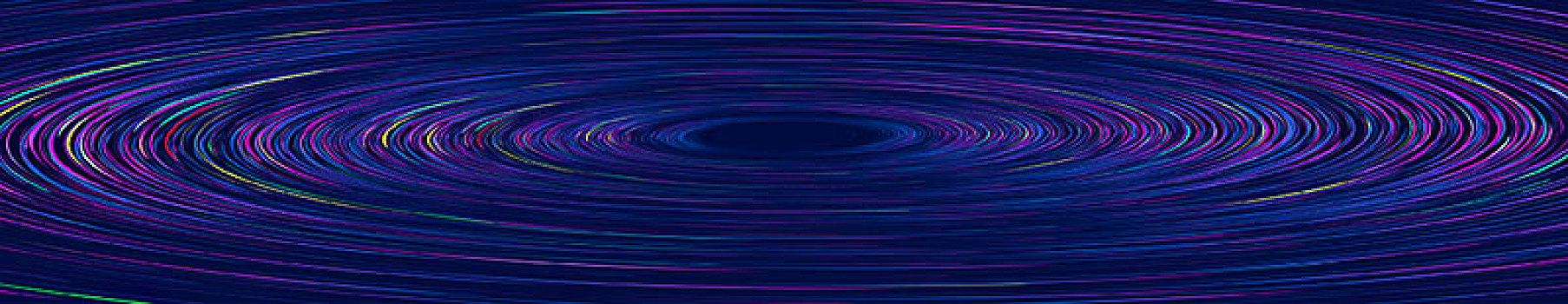 彩色线条组成发光的漩涡背景图