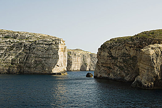 马耳他,海边风景,悬崖