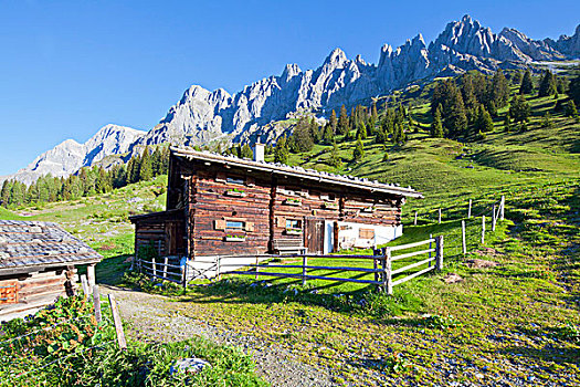 阿尔卑斯小屋,贝希特斯加登阿尔卑斯山,奥地利