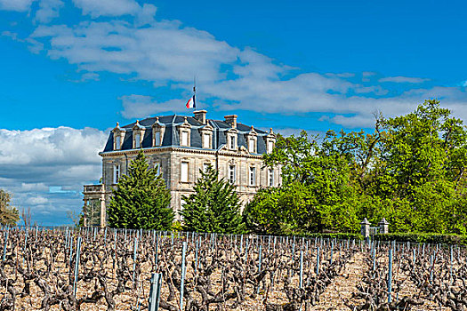 法国,梅克多葡萄酒,城堡