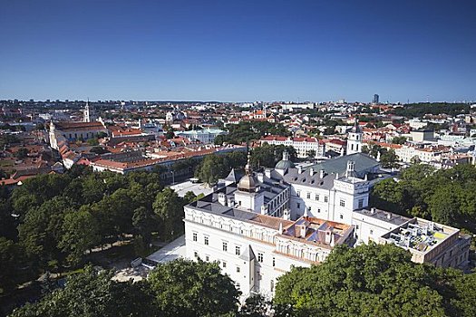 立陶宛,维尔纽斯,老城,皇宫,前景