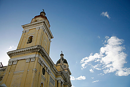 大教堂,圣地亚哥,古巴,大安的列斯群岛,加勒比海