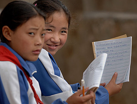 藏族学生