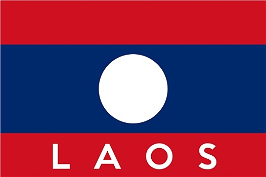 旗帜,老挝