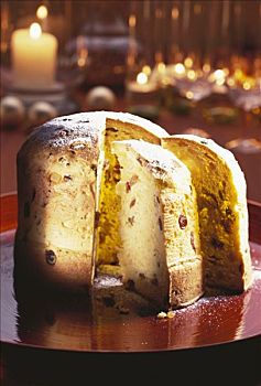 节日果子面包,圣诞节蛋糕,伦巴第,意大利,烹饪,卡