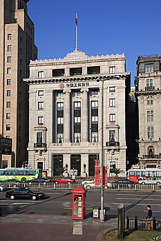 上海外滩金融街工商银行上海市分行营业部大楼