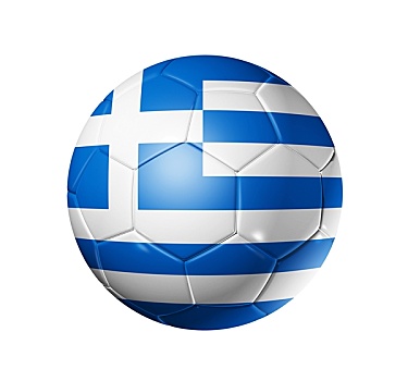足球,球,希腊,旗帜