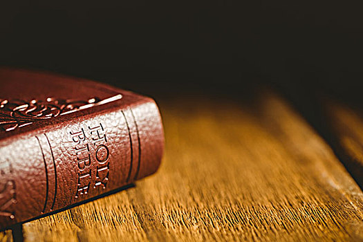 圣经,木桌子