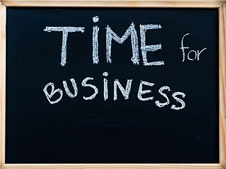 时间,商业,信息,手写,白色,粉笔,木框,黑板,成功,商务