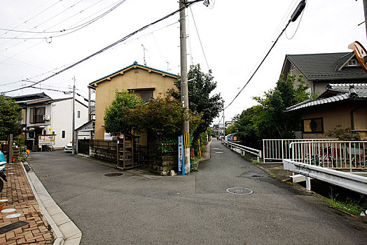 日本,岚山,民居