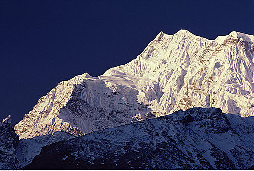 日出,喜马拉雅山,尼泊尔