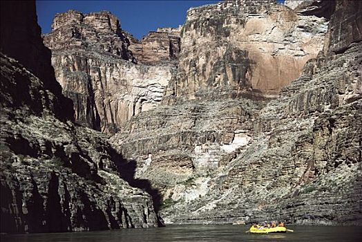 河,筏,科罗拉多河,大峡谷国家公园,亚利桑那