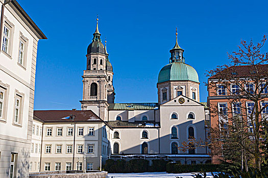 耶稣会教堂,大学,教堂,神学,因斯布鲁克,提洛尔,奥地利,欧洲