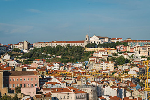 葡萄牙里斯本老城阿尔法玛区景观