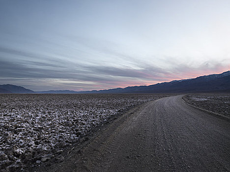 道路,死谷,加利福尼亚,美国