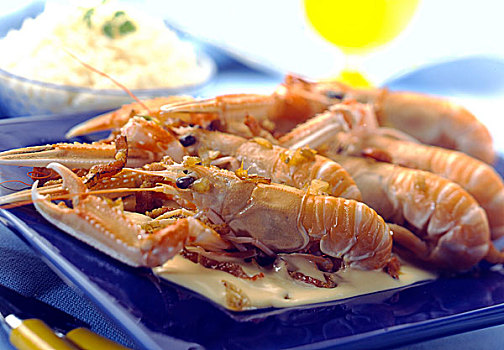烧制,海螯虾