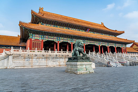 北京,故宫博物院太和门