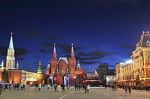 历史,博物馆,红场,莫斯科,俄罗斯
